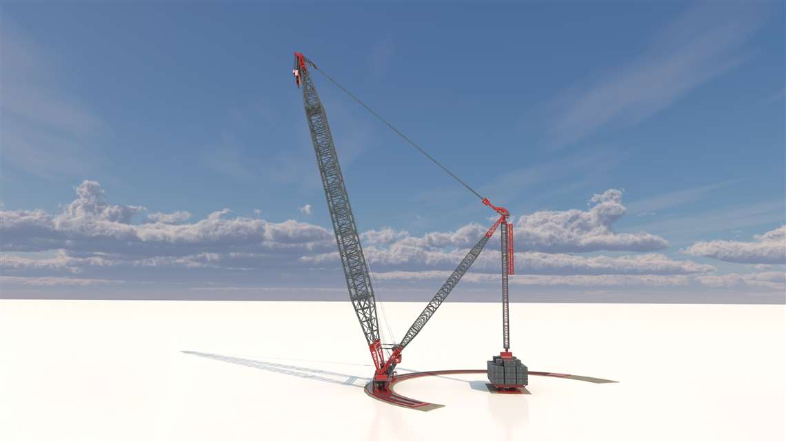 Mammoet's SK6,000 is a 6,000 tonne capacity super heavy lift crane
