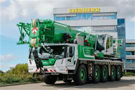 new Liebherr LTM 1110 5.2 crane for emerson crane hire