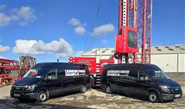 Black Armorum Liebherr service vans