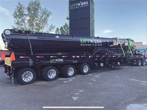 The new Nelson BLXLT line of boom launch trailers will debut at Con-Expo 2023. 